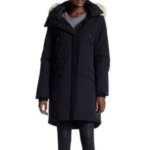 Soia & Kyo – Genuine Coyote Fur Trim Parka